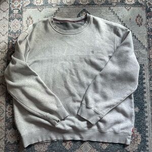 Gray Oversized Tommy Hilfiger Crewneck